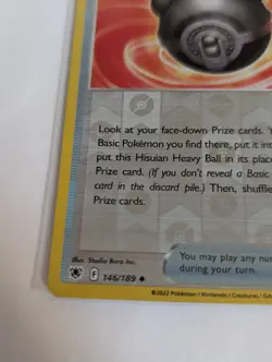 POKEMON TCG: HISUIAN HEAVY BALL 146/189 ASTRAL RADIANCE REVERSE HOLO CARD Pokemo - Image 5