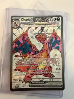 Pokemon TCG Charizard EX SVP056 Black Star Holo Promo Card - Image 1