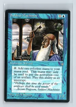 SOLDEVI MACHINIST - MTG Magic the Gathering Card - Ice Age - Uncommon - Image 1