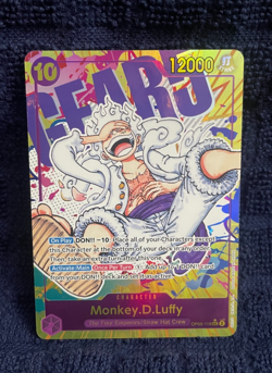 One Piece 2023 Awakening Monkey D Luffy OP05-119 SEC Alt Art ENGLISH Card - Image 1