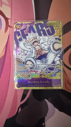 One Piece 2023 Awakening Monkey D Luffy OP05-119 SEC Alt Art ENGLISH Card - Image 1