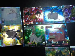 Pokemon Wafer Promo Holo Sticker x9 Charizard Tyranitar Altaria etc #5005 - Image 5