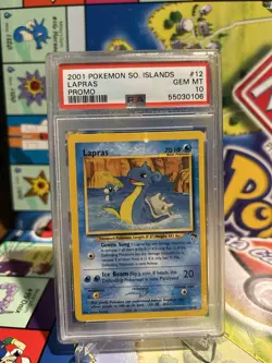 PSA 10 Lapras 12/18 Southern Islands Promo 2001 Pokemon Card - Image 1