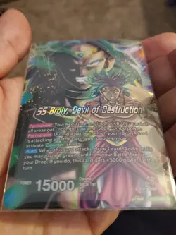 Dragon Ball Super Card Game Broly & Paragus SS Broly, Devil of Destruction... - Image 2