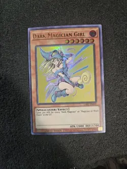 DARK MAGICIAN GIRL Lart-EN035 Lost Art Promo Ultra Rare YuGiOh! TCG VLP - Image 1