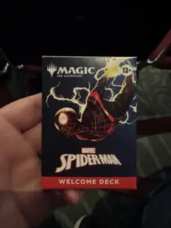 In Hand MTG Spiderman Welcome Deck - SDCC 2025 Magic The Gathering MILES MORALES - Image 1