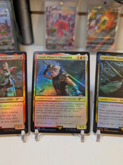 Final Fantasy Costco Promo Cards Foil Cloud & Sephiroth Magic The Gathering MTG - Image 4