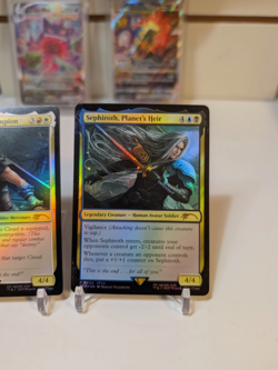 Final Fantasy Costco Promo Cards Foil Cloud & Sephiroth Magic The Gathering MTG - Image 5