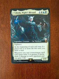 Y'shtola, Night's Blessed, Extended Art, Final Fantasy, Magic MTG NM - Image 1
