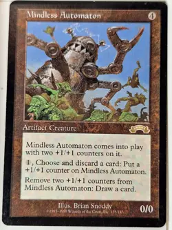 Mindless Automaton - Exodus - Magic the Gathering MTG Nice! - Image 1