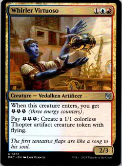 Whirler Virtuoso - 122 - Commander: Aetherdrift - Magic MTG - NM - Image 1