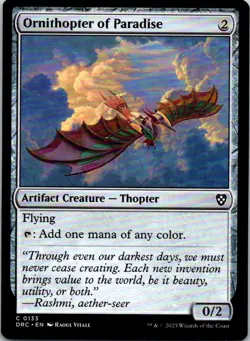 Ornithopter of Paradise - 133 - Commander: Aetherdrift - Magic MTG - NM - Image 1