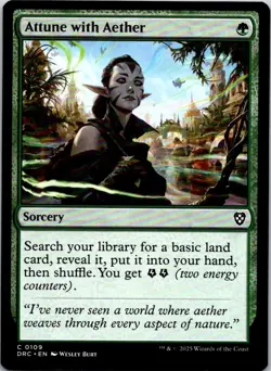 Attune with Aether - 109 - Commander: Aetherdrift - Magic MTG - NM - Image 1