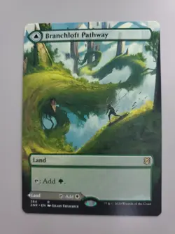MTG Branchloft/Boulderloft Pathway Zendikar Rising Borderless Rare - Image 1