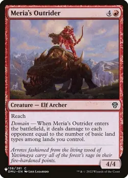 Meria's Outrider x4 4x Mystery Booster 2 NM MTG - Image 1