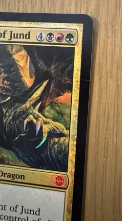 MTG Karrthus, Tyrant of Jund Alara Reborn Foil LP/NM - Image 3