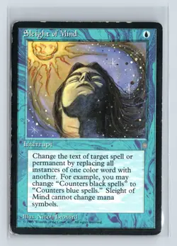 SLEIGHT OF MIND - MTG Magic the Gathering Card - Ice Age - Uncommon - Image 1