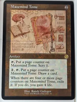 Mazemind Tome - Schematic - The Brothers' War - Magic the Gathering MTG Nice! - Image 1