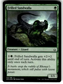 FOIL MTG NM Frilled Sandwalla Hour of Devastation Regular - Image 1