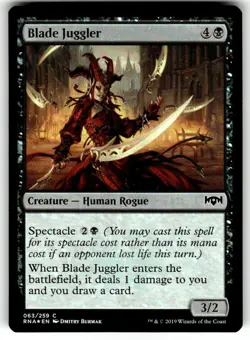 FOIL MTG Blade Juggler Ravnica Allegiance Regular - Image 1