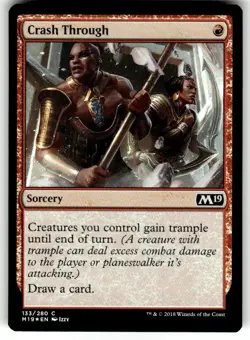 FOIL MTG Crash Through Core Set 2019 Regular - Image 1