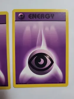 Pokemon Psychic Energy 101/102 2 Cards 1999 - Image 3