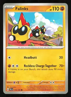 Falinks 119/193 Regular NM Pokemon TCG Scarlet & Violet Paldea Evolved PAL - Image 1
