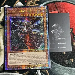 Yugioh Queen Azamina SUDA-EN009 Quarter Century Secret Rare 1st Edition NM - Image 1