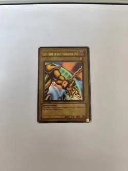 1st edition Left Arm Of The Forbidden One LOB-123 YuGiOh Card Ungraded - Image 1