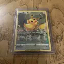 Pikachu Full Art GG30/GG70 Crown Zenith Galarian Gallery Pokemon 2023 - Image 2