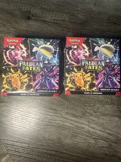 Pokemon Scarlett&Violet: Paldean Fates Booster Bundles Lot Of 2 Sealed New - Image 1