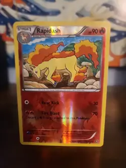 2016 Pokemon XY Steam Siege - Reverse Holos #17 Rapidash - Image 2