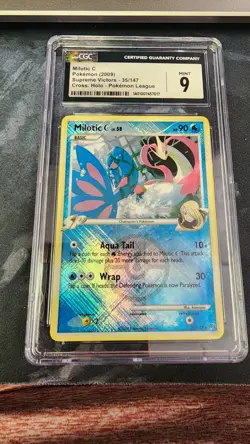 2009 POKEMON SUPREME VICTORS, CROSS. HOLO - POKEMON LEAGUE MILOTIC C CGC 9 - Image 1