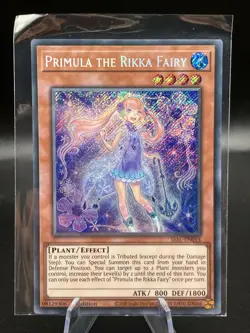 Yugioh Primula the Rikka Fairy SESL-EN015 Secret Rare 1st Edition NM - Image 1