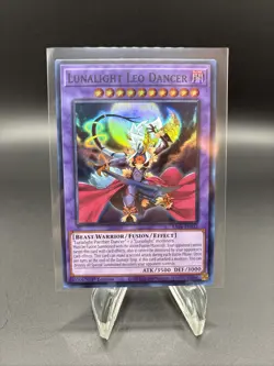 Yugioh Lunalight Leo Dancer RA04-EN053 Super Rare 1st Ed Near Mint - Image 1