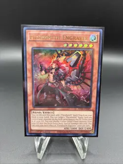 Fiendsmith Engraver - RA04-EN049 - Ultra Rare - 1st Edition Yugioh - Image 1