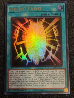 Yugioh Ancient Chant MZMI-EN069 Ultra Rare 1st Edition MINT - Image 1