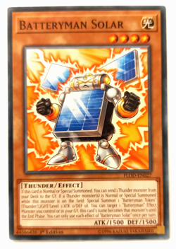 Yugioh Batteryman Solar - Common - FLOD-EN027 - Used - 1st.Ed. - Image 1