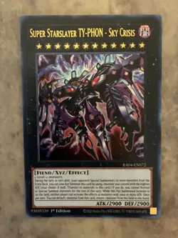 Yugioh! TCG - Super Starslayer TY-PHON - Sky Crisis - Ultra Rare - RA04-EN072 - Image 1