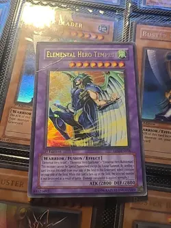 Yugioh! Elemental Hero Tempest EEN-EN034 Elemental Energy 1st Edition - Image 1