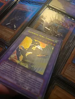 Yugioh! Elemental Hero Tempest EEN-EN034 Elemental Energy 1st Edition - Image 2