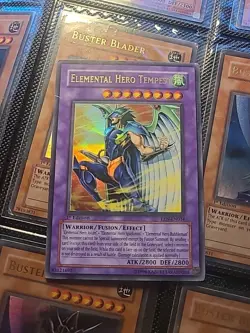 Yugioh! Elemental Hero Tempest EEN-EN034 Elemental Energy 1st Edition - Image 1