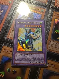Yugioh! Elemental Hero Tempest EEN-EN034 Elemental Energy 1st Edition - Image 1