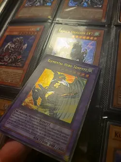 Yugioh! Elemental Hero Tempest EEN-EN034 Elemental Energy 1st Edition - Image 2
