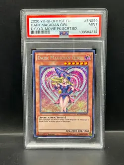Yugioh PSA 9 MINT Dark Magician Girl MVP1-ENS56 Secret Rare 1st Edition S#4314 - Image 1