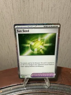 Sun Seed 027/034 Trading Card Game Classic Holo - Image 1