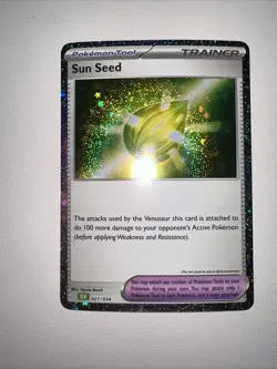 Sun Seed 027/034 Trading Card Game Classic Holo - Image 2