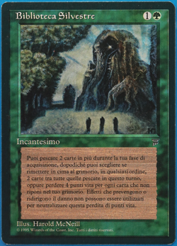 Sylvan Library Legends (ITALIAN) HEAVILY PLD Uncommon CARD (498610) ABUGames - Image 1