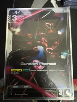 Gundam Card Game Newtype Rising GD01-071 R+ Gundam Pharact Art English Fast Ship - Image 1