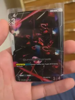 Gundam Card Game Newtype Rising GD01-071 R+ Gundam Pharact Art English Fast Ship - Image 1